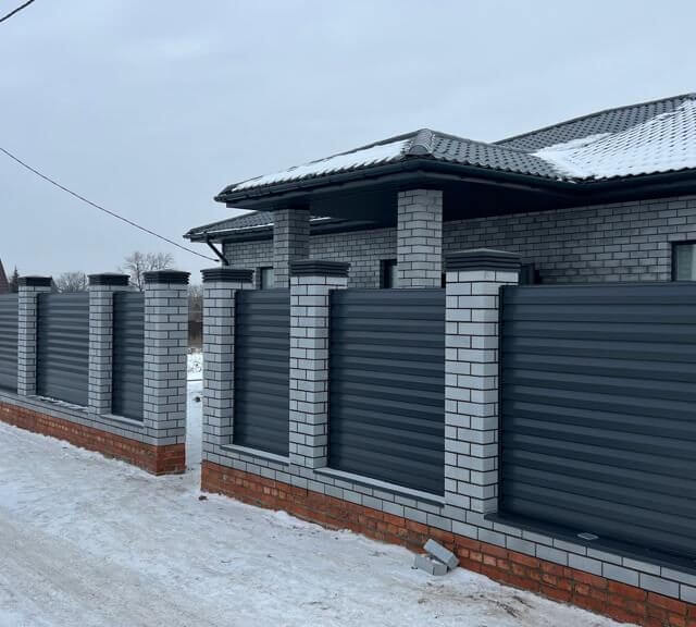 Колпак Zking Бона ХайТек Серый на столб 1.5х1.5 кирпича (385х385мм) в Тайшете фото