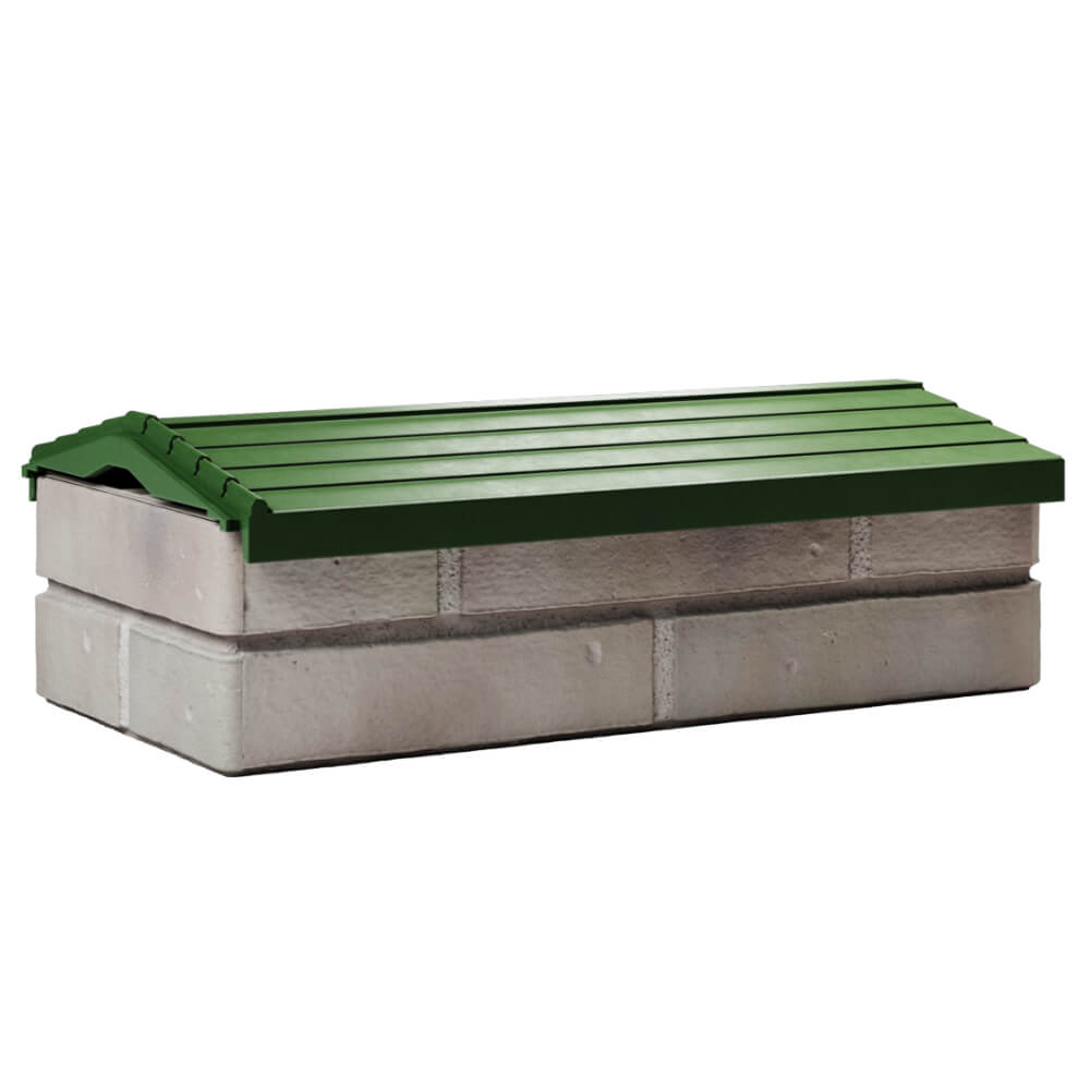 Парапет Zking Бона ХайТек Зеленый с посадкой на 1 кирпич (200/225/255мм) Тайшет фото