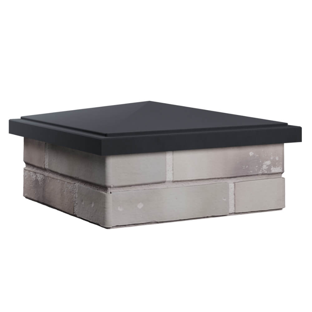 Колпак Zking БонаМоно Серый на столб 1.5х1.5 кирпича (385х385, 400х400мм) в Тайшете фото