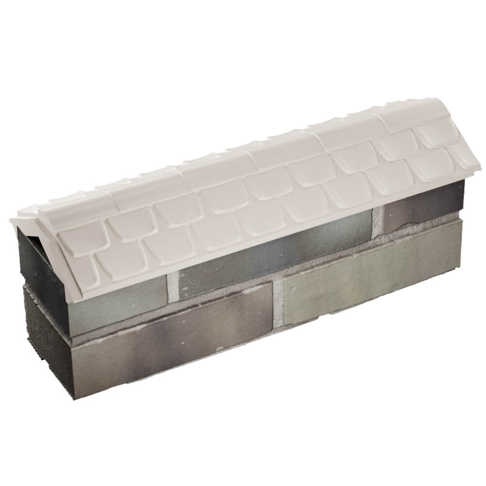 Парапет Zking Эльбрус Бежевый с посадкой на 0.5 кирпича (130мм) в Тайшете фото