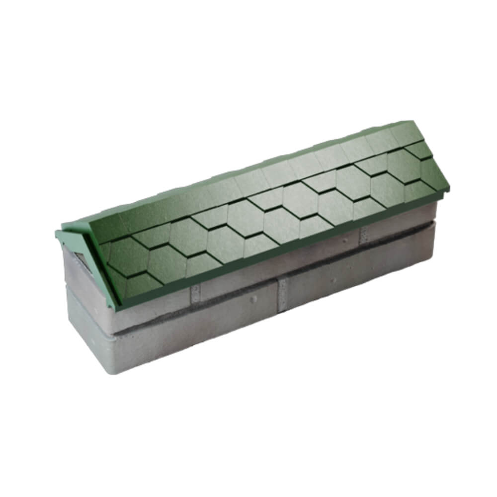 Парапет Zking Эверест Зеленый с посадкой на 0.5 кирпича (130мм) в Тайшете фото