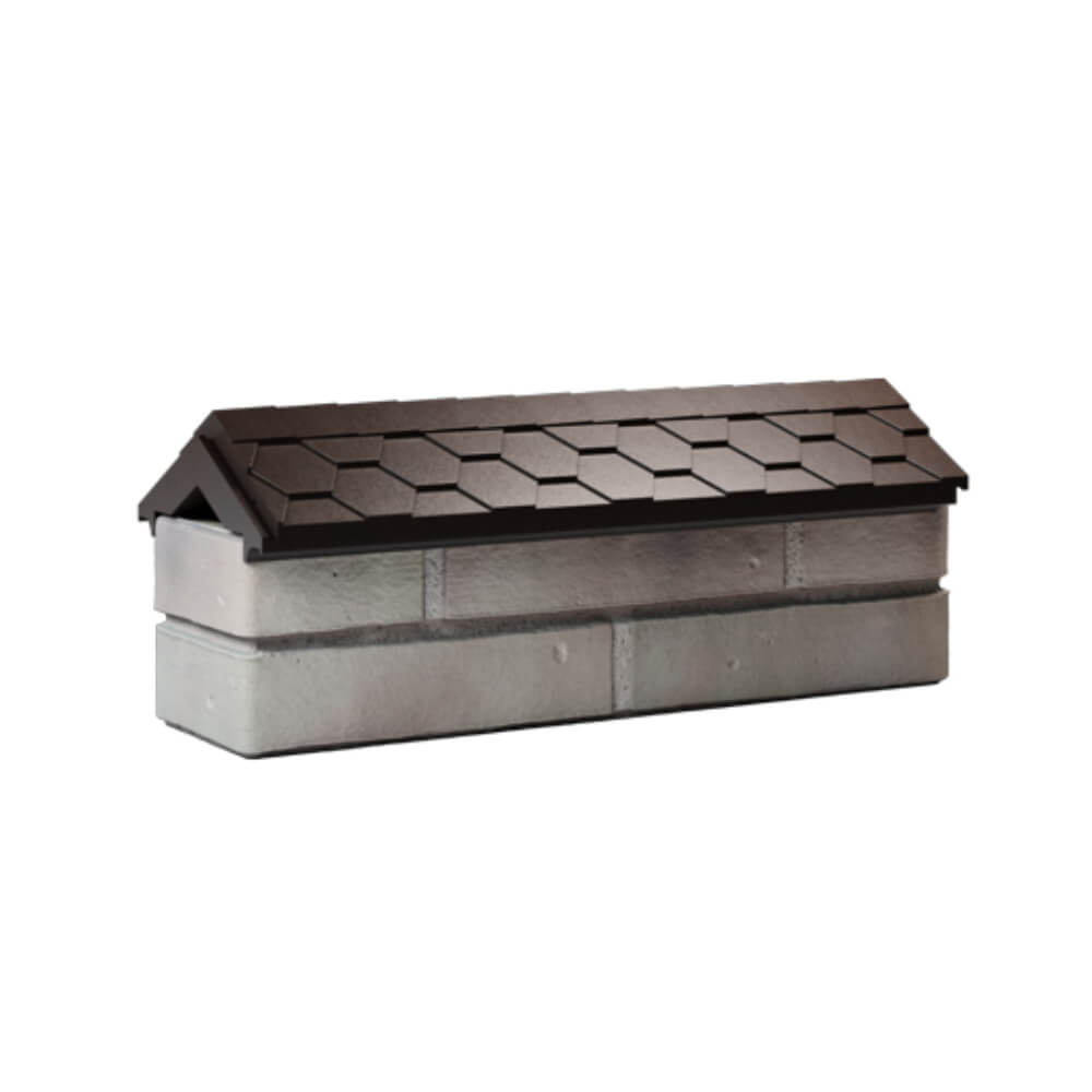 Парапет Zking Эверест Коричневый с посадкой на 0.5 кирпича (130мм) Тайшет фото