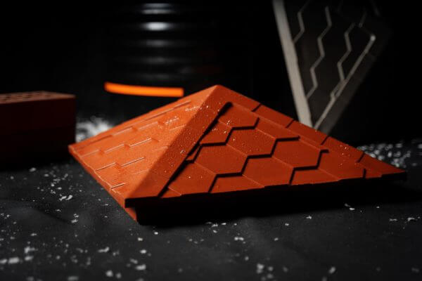 Колпак Zking Эверест Красный на столб 1.5х1.5 кирпича (390х390мм) в Тайшете фото