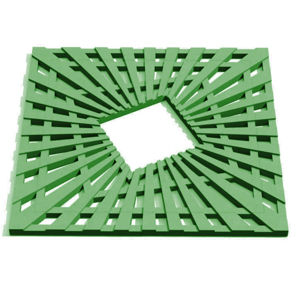 Приствольная решетка для дерева ZKING ATMOSPHERE 1.2х1.2м Зеленая Тайшет фото