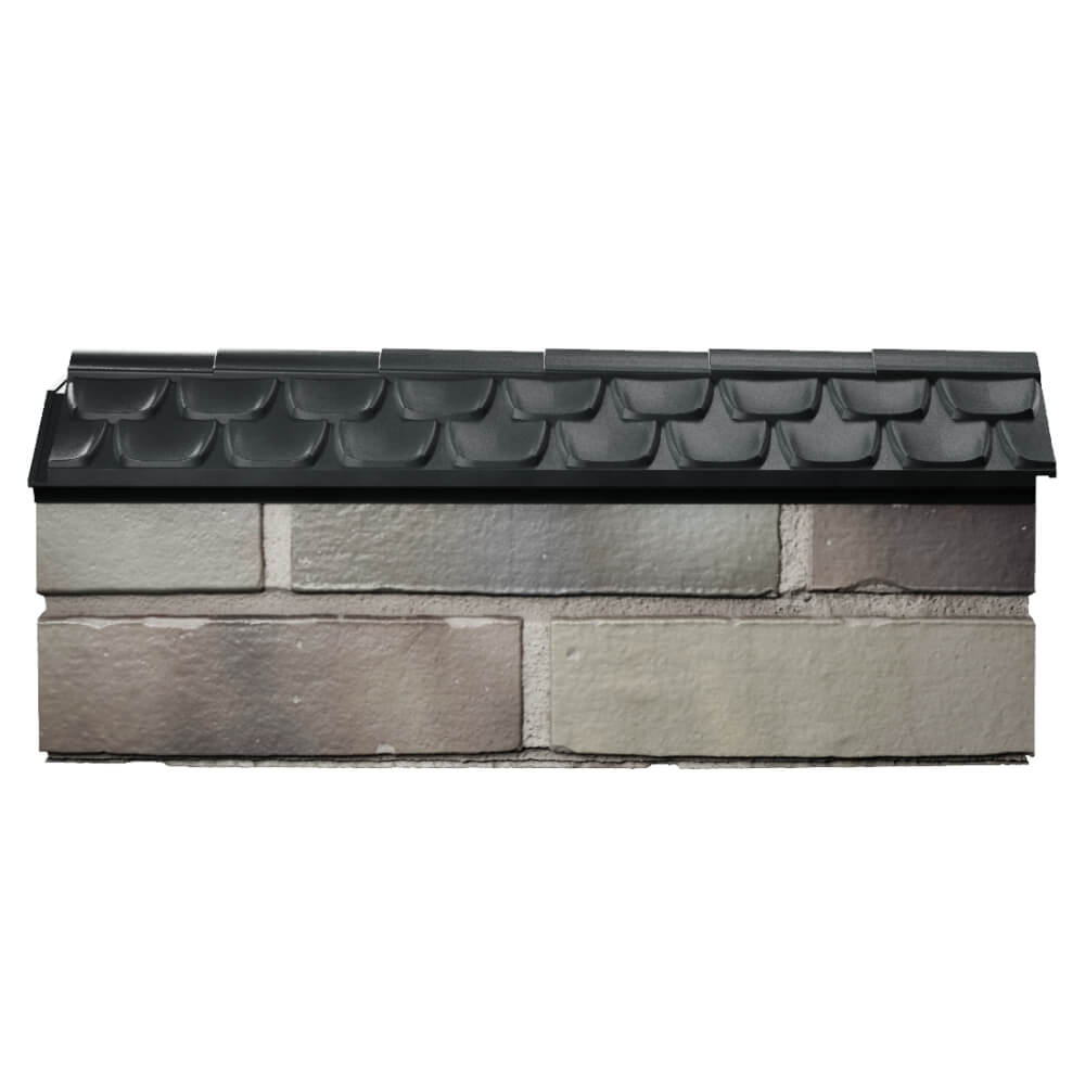 Парапет Zking Эльбрус Черный с посадкой на 0.5 кирпича (130мм) в Тайшете фото