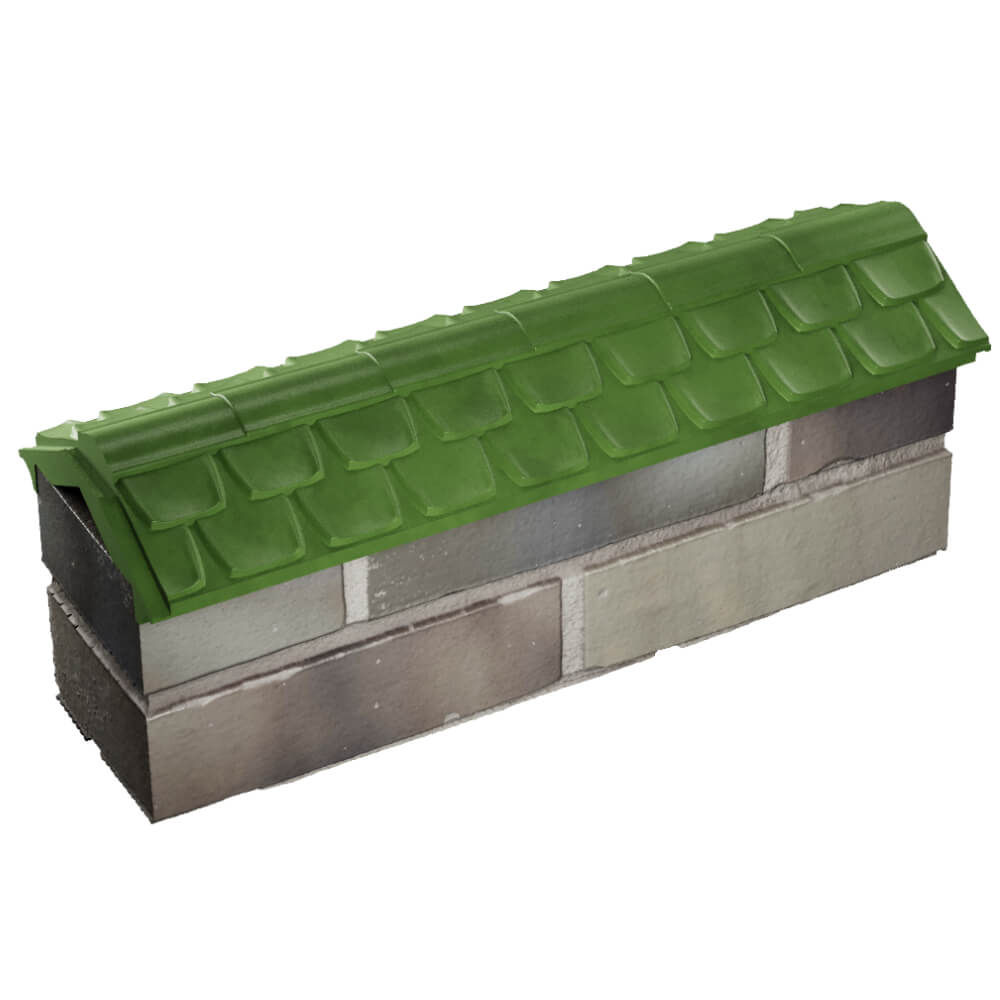 Парапет Zking Эльбрус Зеленый с посадкой на 0.5 кирпича (130мм) в Тайшете фото